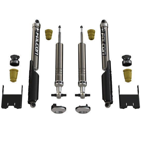 Falcon Shocks Suspension 2015+ Ford F-150 2.25 Inch Sport Shock Leveling System Falcon Shocks