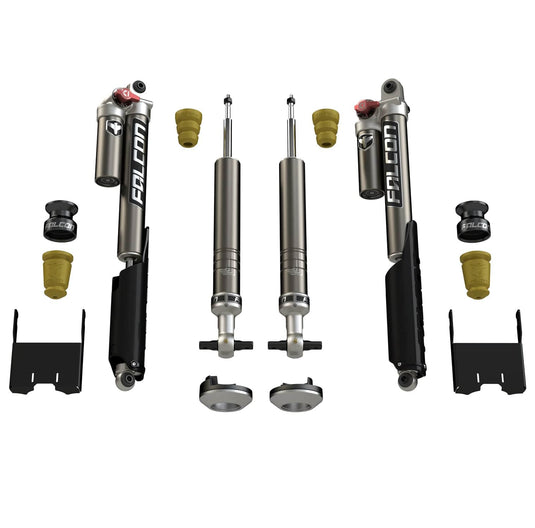 Falcon Shocks Suspension 2015+ Ford F-150 2.25 Inch Sport Tow/Haul Shock Leveling System Falcon Shocks