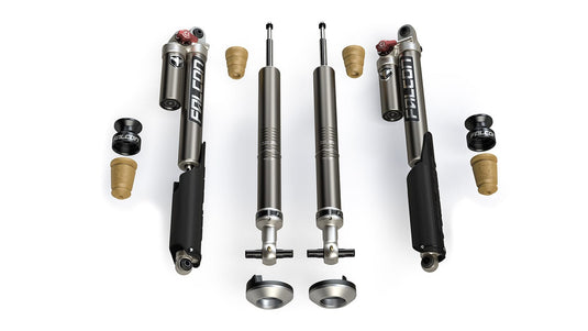 Falcon Shocks Suspension 2015+ Ford F-150 Sport Tow/Haul Shock Level System 4-6 Inch Lift Falcon Shocks