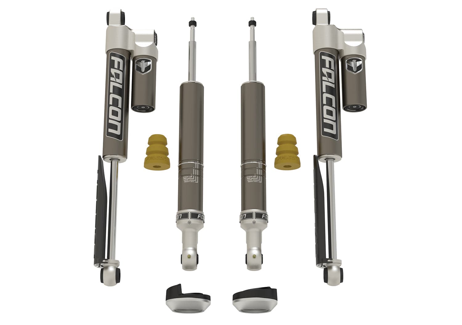 Falcon Shocks Suspension 2015+ Toyota Hilux 2.25 Inch Sport Shock Leveling System Falcon Shocks