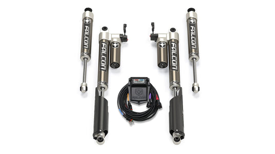 Falcon Shocks Suspension 2017-2022 Ford F-250 4x4Sport e-Tow-Haul Shock Kit 0-2.0 Inch Level Falcon Shocks