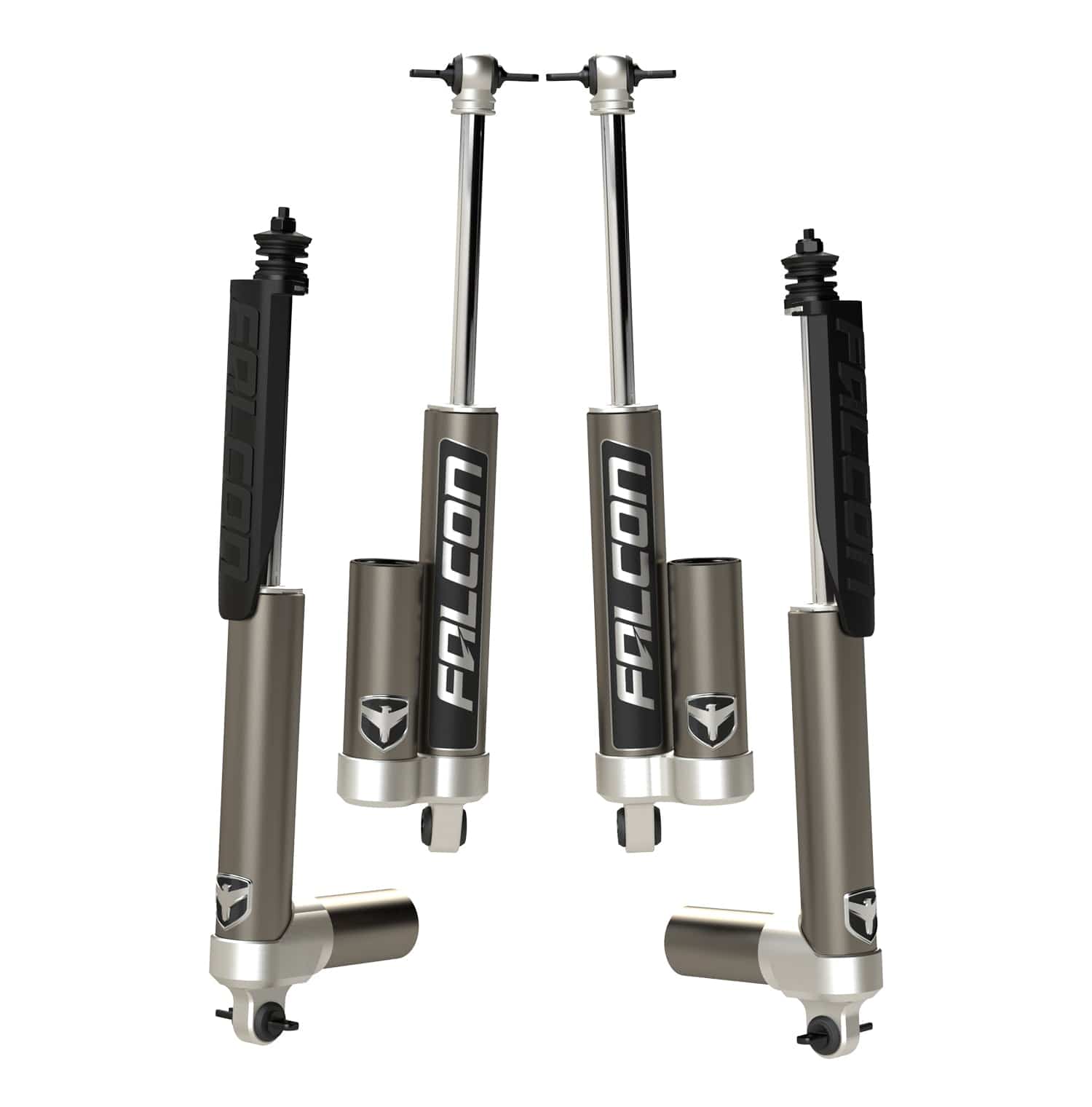 Falcon Shocks Suspension 97-06 Jeep Wrangler TJ 3.0 Piggyback Shock Kit 3-4 Inch Lift Series Falcon Shocks