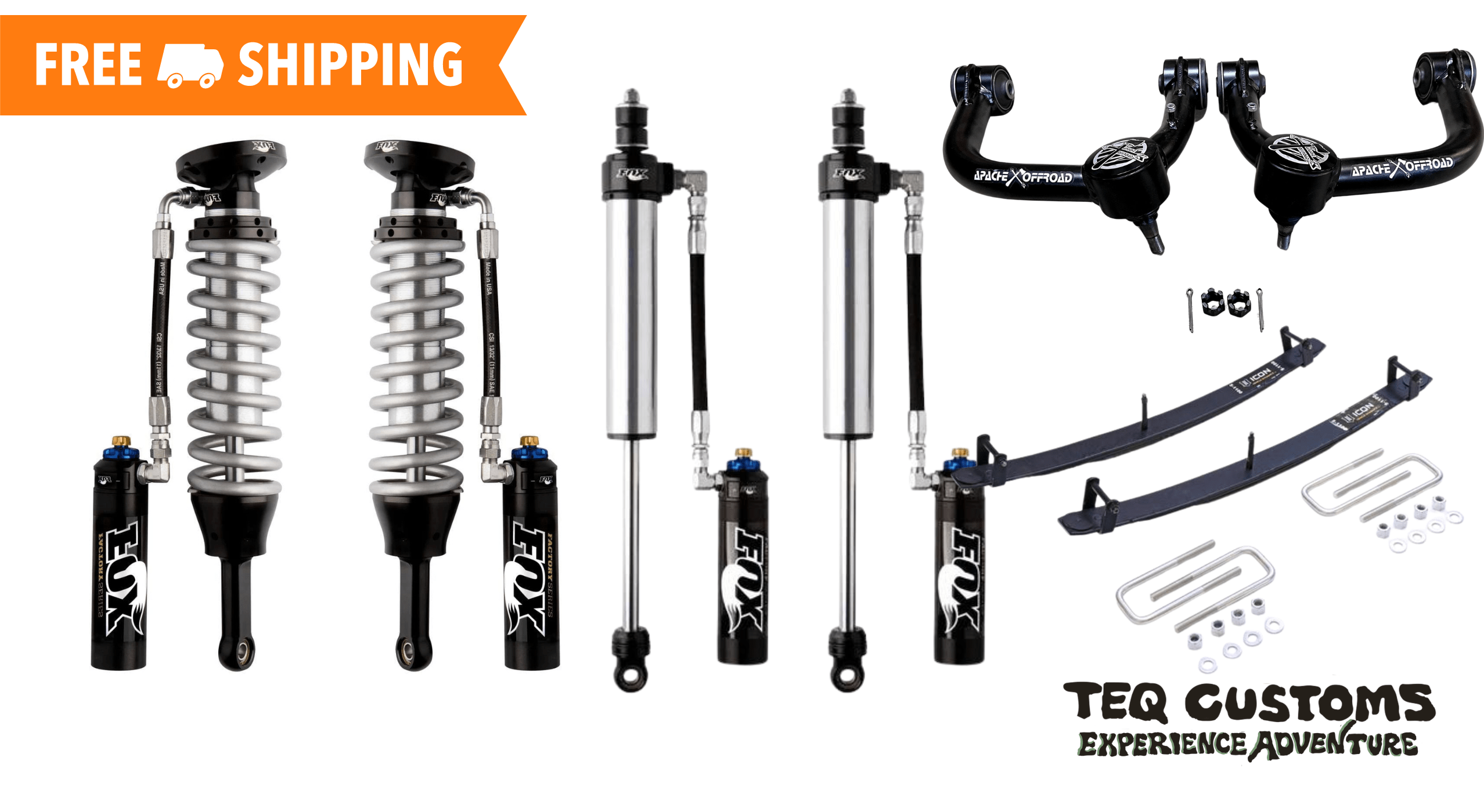 FOX 2.5 Suspension Kit - Stage 5 / 05-23 Tacoma – TEQ Customs LLC