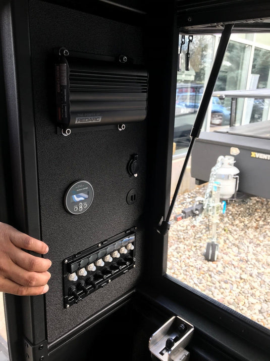 Goose Gear Camper Alu-Cab Canopy Camper - Midsize Truck - Electrical Panel