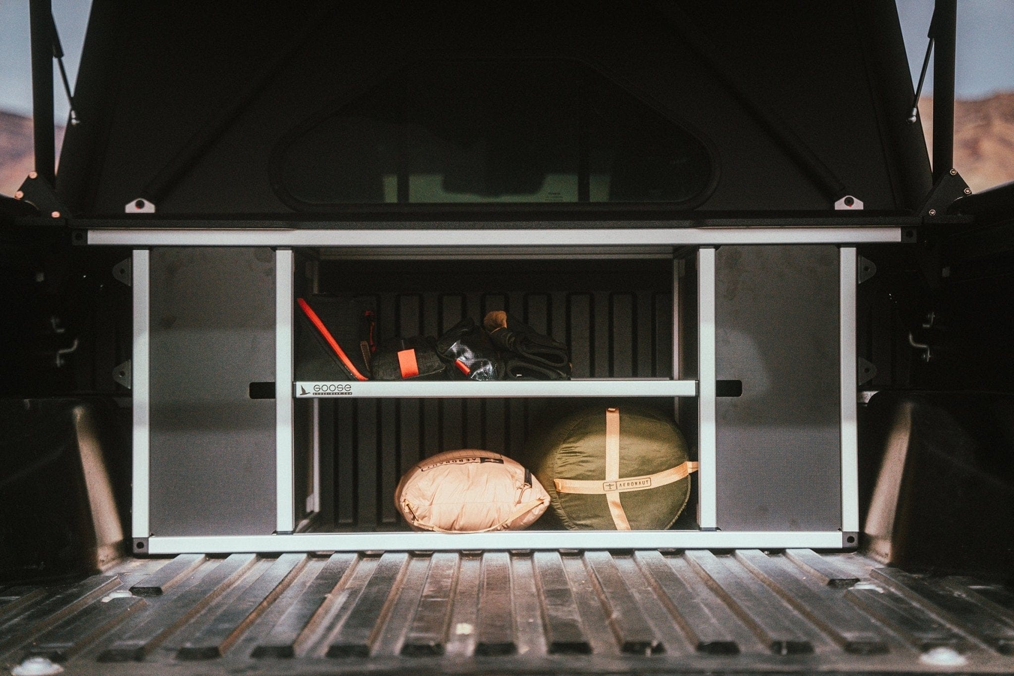 Goose Gear Camper Bed Cargo Module Toyota Tacoma - 2016-2023 - 3rd Gen - 5’ Bed - Explore Series - UltraLite - GFC