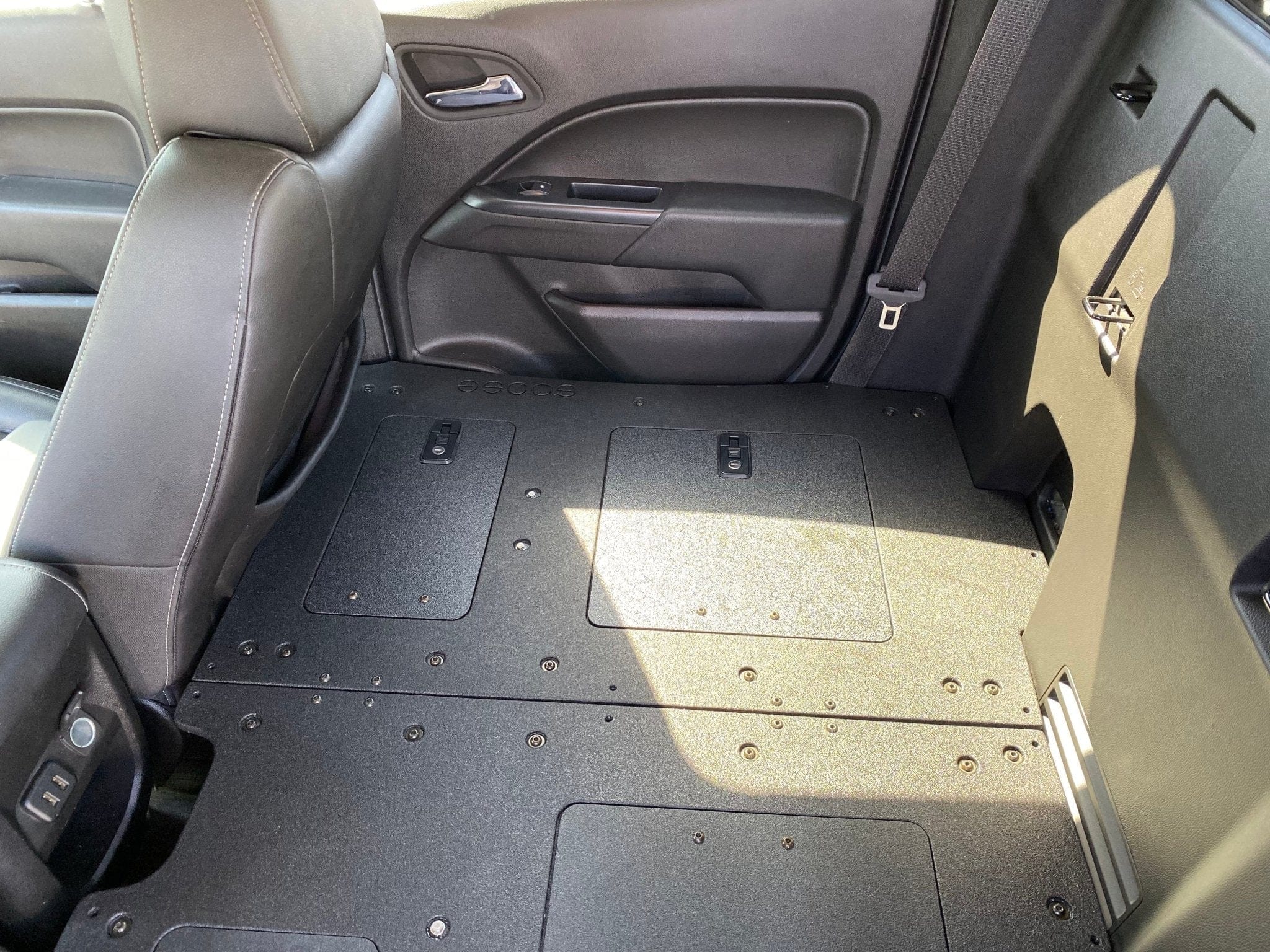 Goose Gear Drawers + Organization Chevy Colorado 2015-2022 2nd Gen. Crew Cab - Second Row Seat Delete Plate System