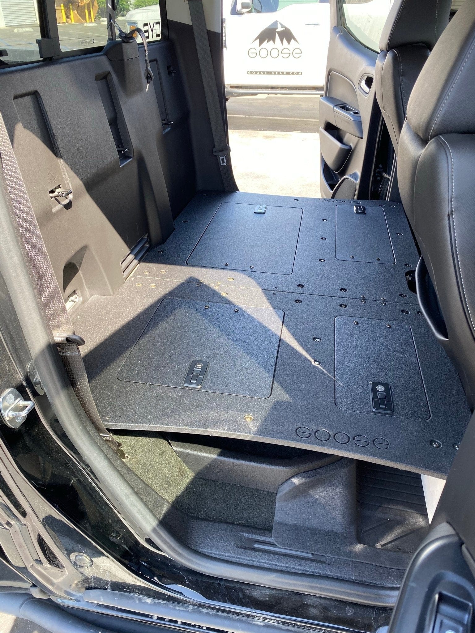 Goose Gear Drawers + Organization Chevy Colorado 2015-2022 2nd Gen. Crew Cab - Second Row Seat Delete Plate System