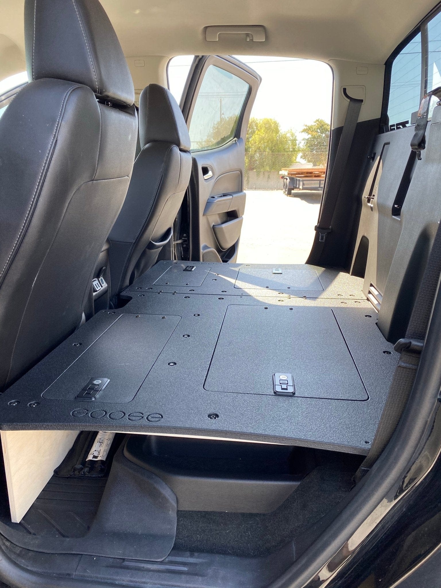 Goose Gear Drawers + Organization Chevy Colorado 2015-2022 2nd Gen. Crew Cab - Second Row Seat Delete Plate System