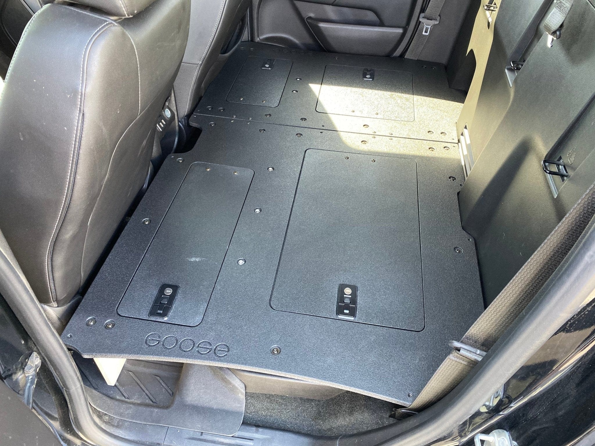 Goose Gear Drawers + Organization Chevy Colorado 2015-2022 2nd Gen. Crew Cab - Second Row Seat Delete Plate System