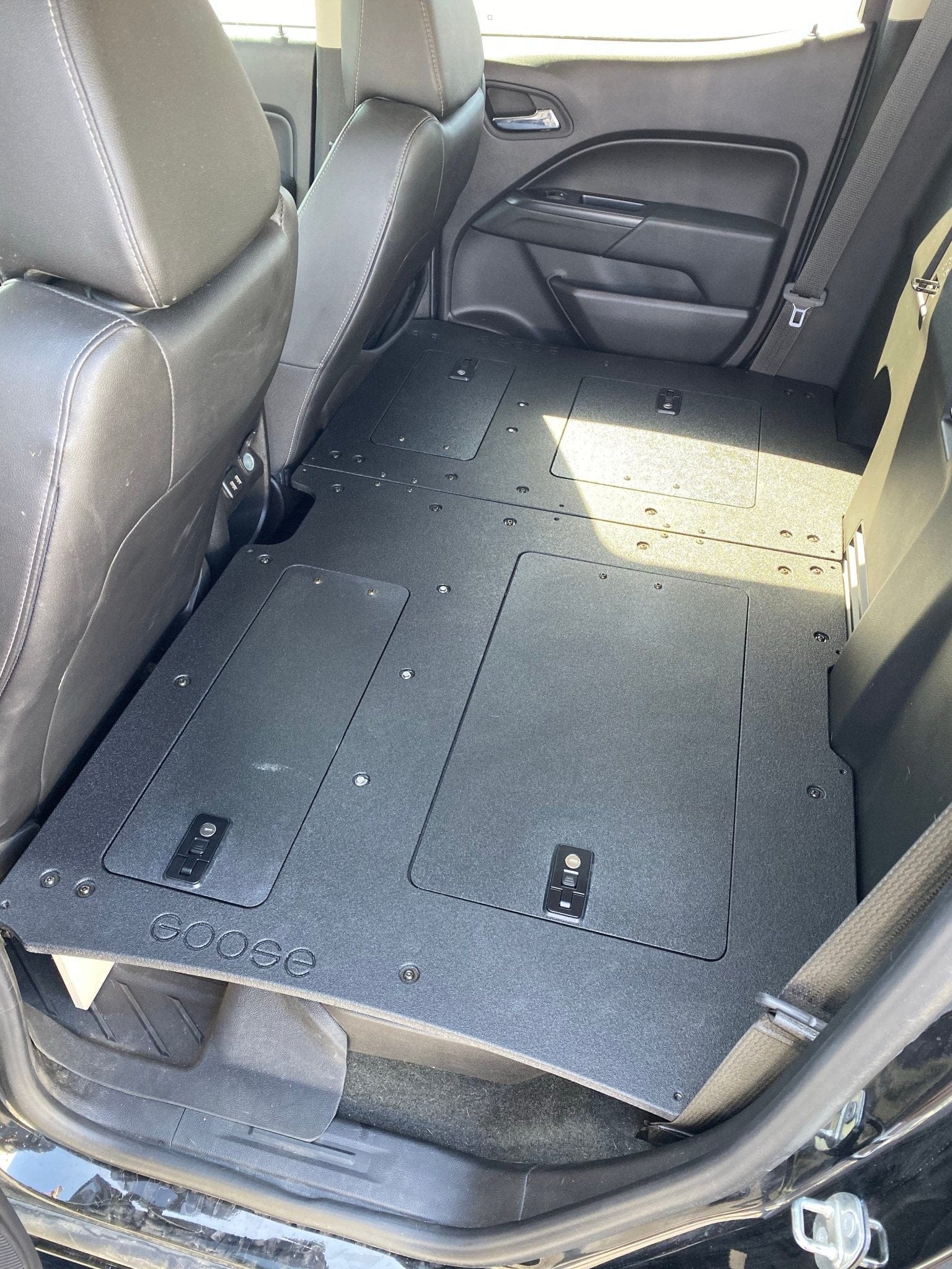 Goose Gear Drawers + Organization Chevy Colorado 2015-2022 2nd Gen. Crew Cab - Second Row Seat Delete Plate System