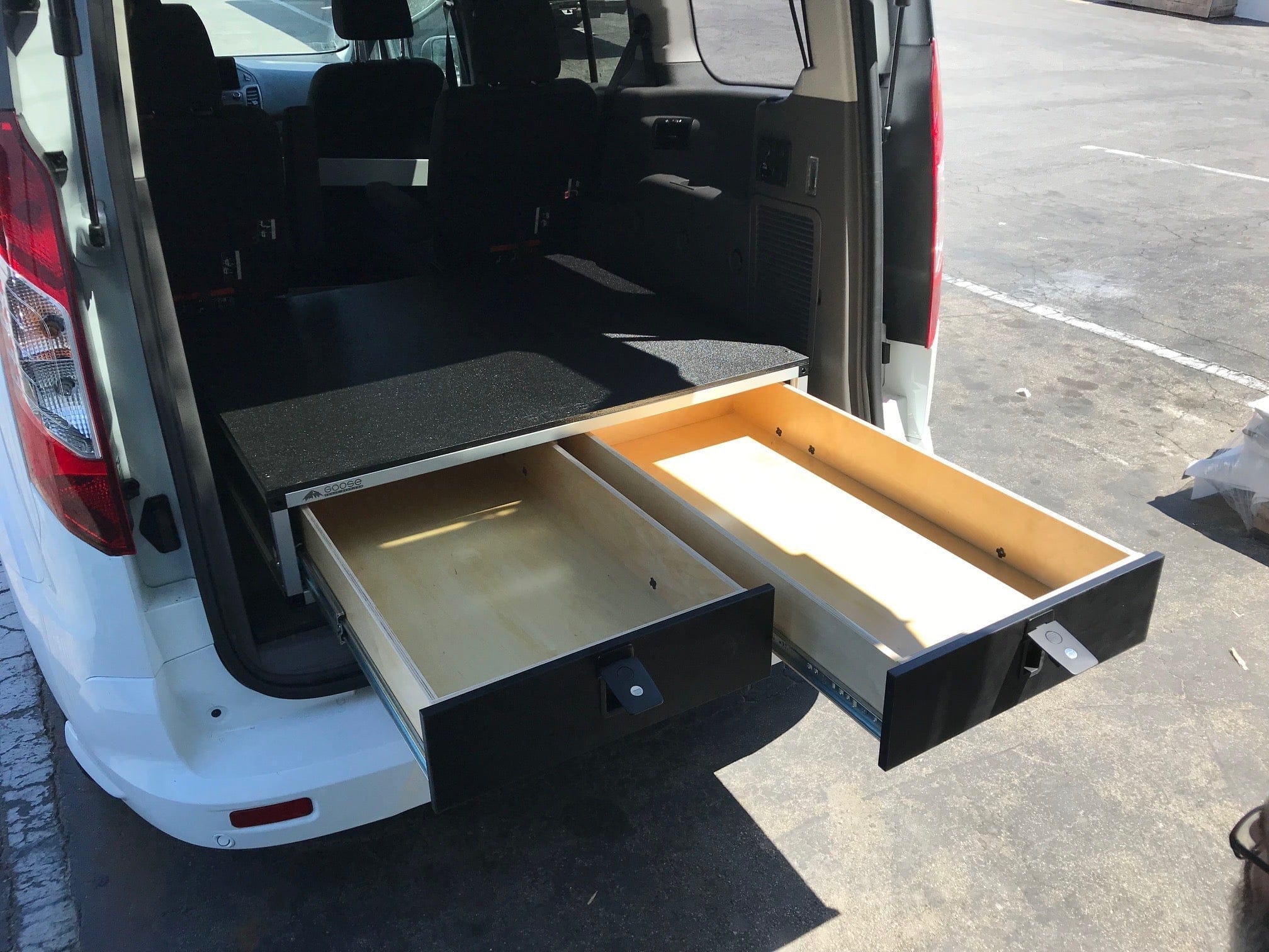 Goose Gear Drawers + Organization Ford Transit Connect 2014-Present 2nd Gen. - Side x Side Drawer Module - 43 3/8
