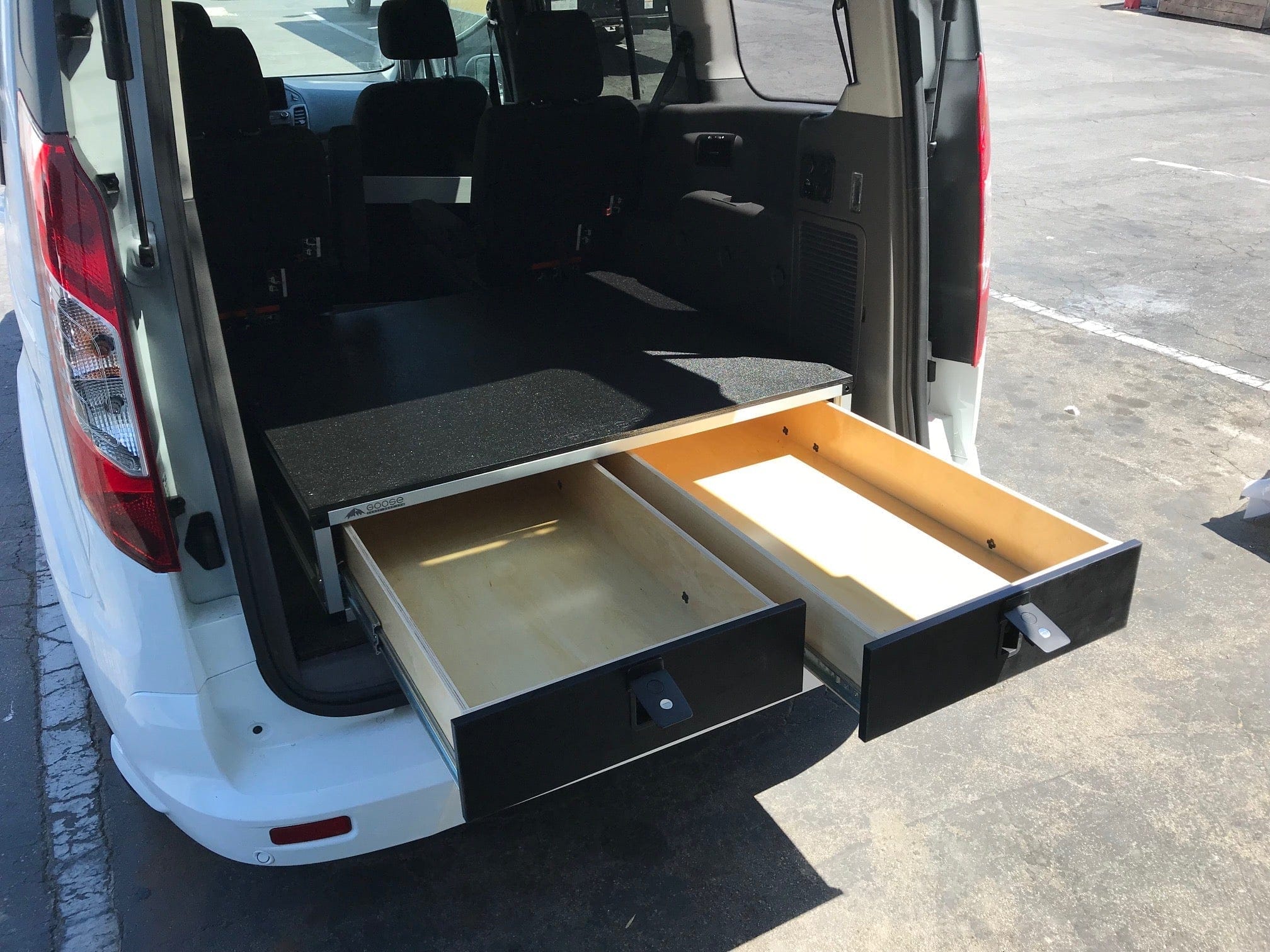 Goose Gear Drawers + Organization Ford Transit Connect 2014-Present 2nd Gen. - Side x Side Drawer Module - 43 3/8