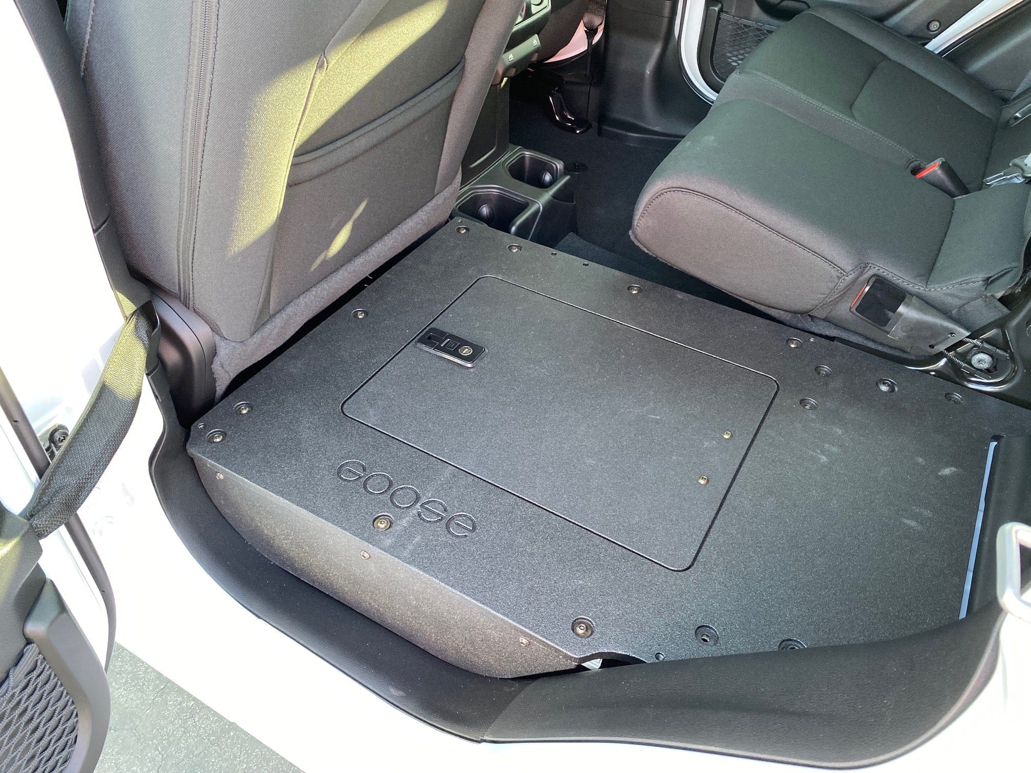 Goose Gear Drawers + Organization Jeep Gladiator 2019-Present JT 4 Door - Second Row Seat Delete Plate System