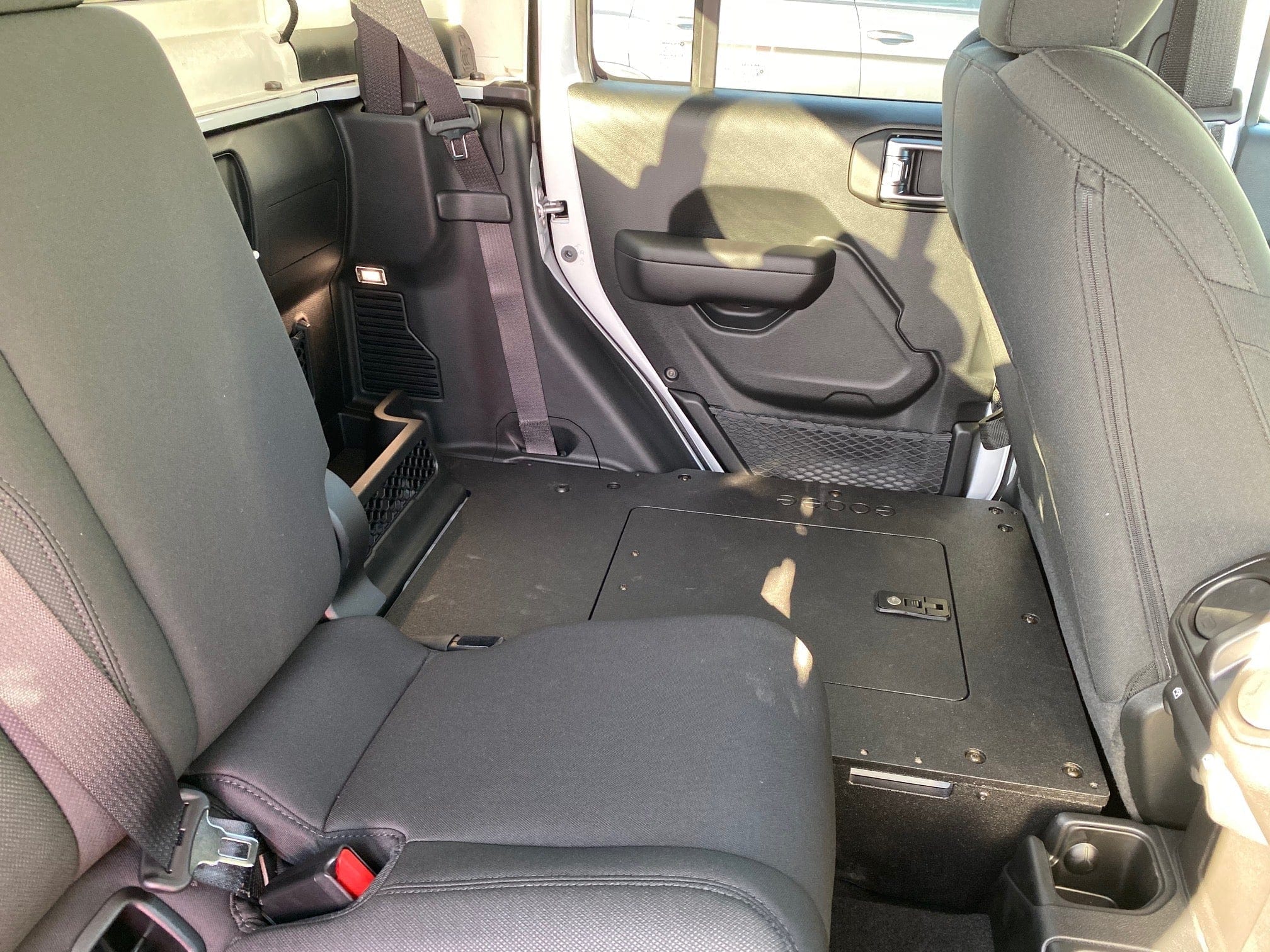 Goose Gear Drawers + Organization Jeep Gladiator 2019-Present JT 4 Door - Second Row Seat Delete Plate System