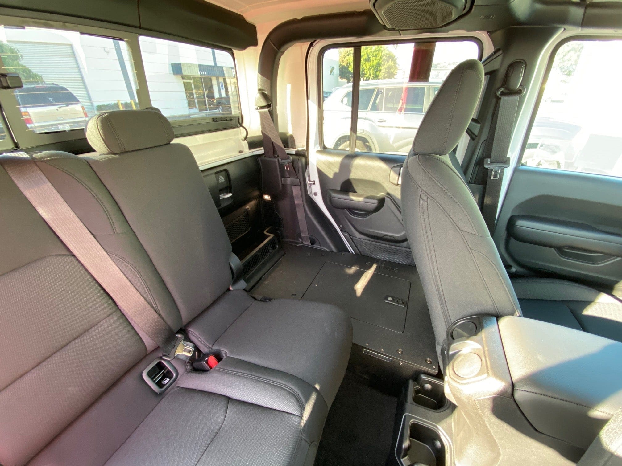 Goose Gear Drawers + Organization Jeep Gladiator 2019-Present JT 4 Door - Second Row Seat Delete Plate System