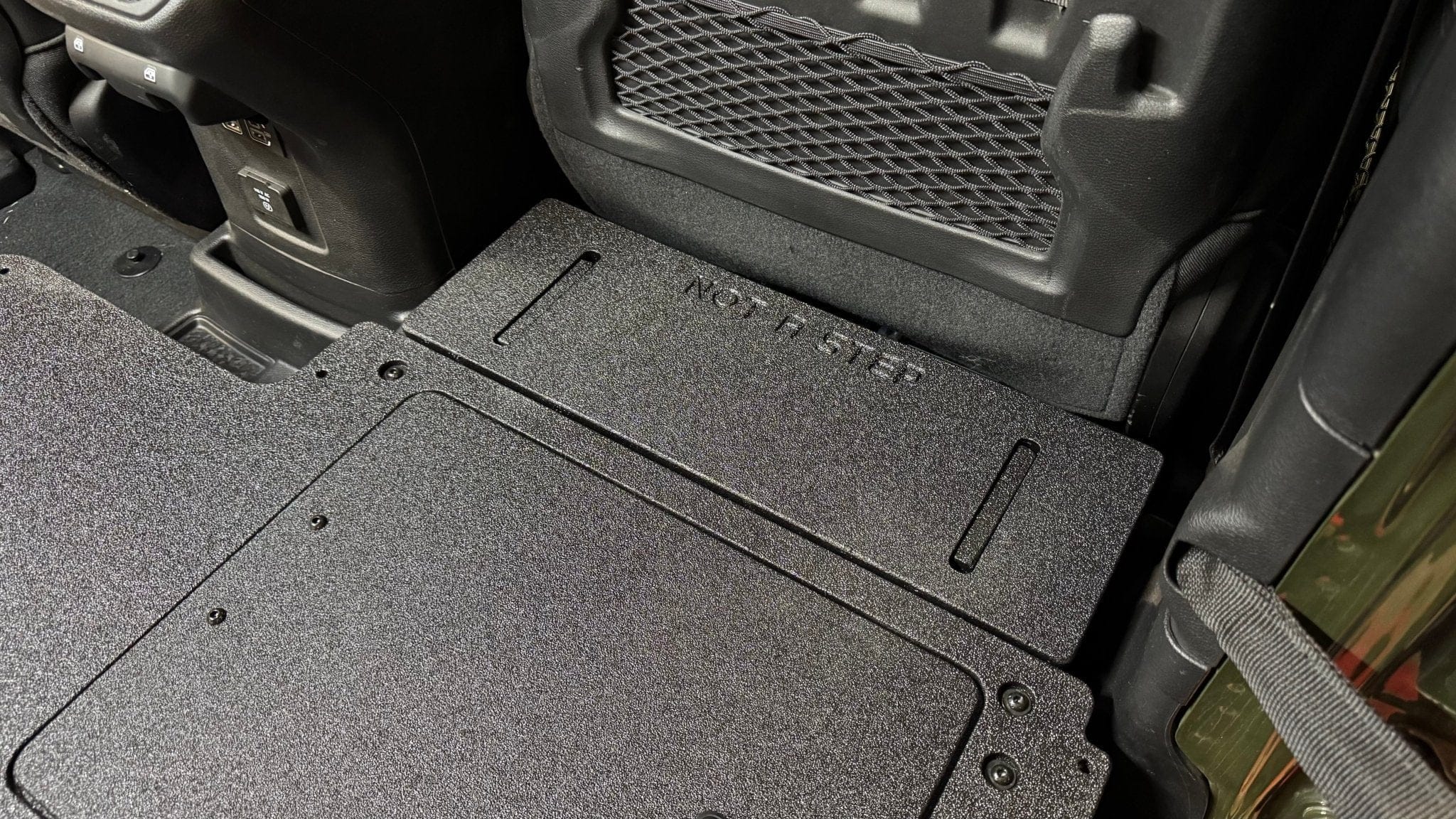 Goose Gear Drawers + Organization Jeep - Wrangler - 2018-Present - JLU - 4 Door - Explore Series - Seat Delete Pillow Extension Retro-Fit Kit