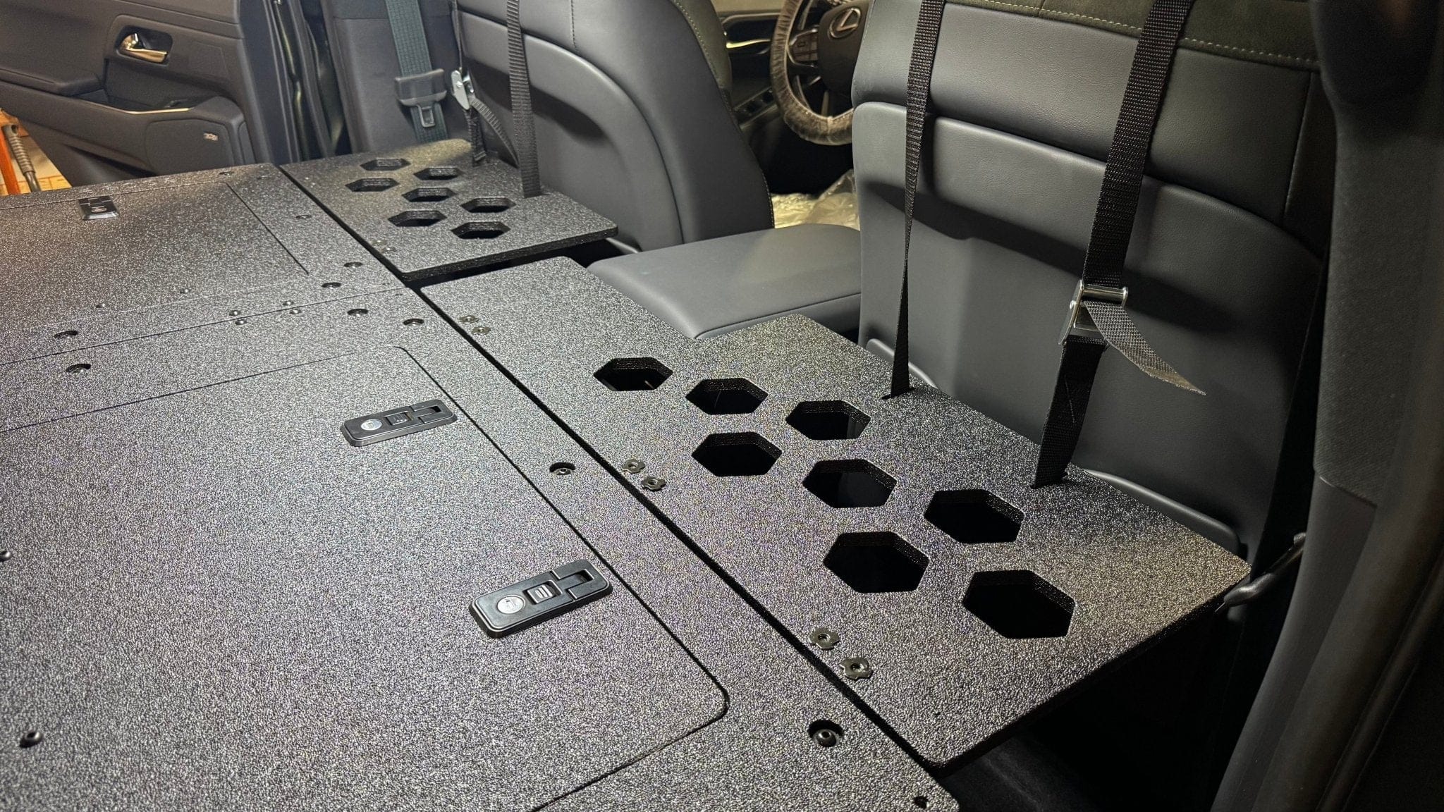 Goose Gear Drawers + Organization Lexus - GX550 - 2024-Present - Explore Series - Seat Delete Plate System - Second Row - 10