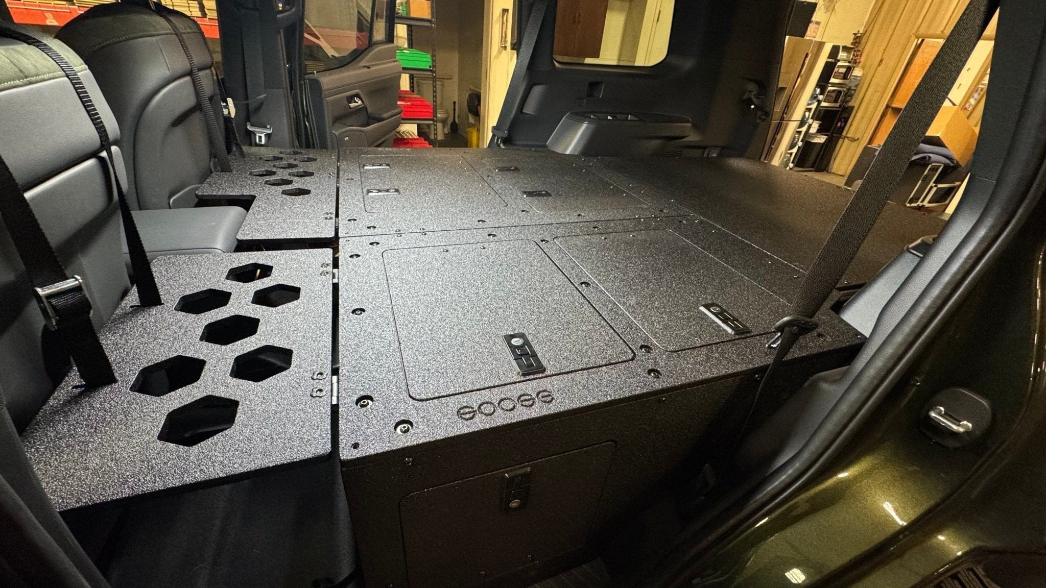 Goose Gear Drawers + Organization Lexus - GX550 - 2024-Present - Explore Series - Seat Delete Plate System - Second Row - 10