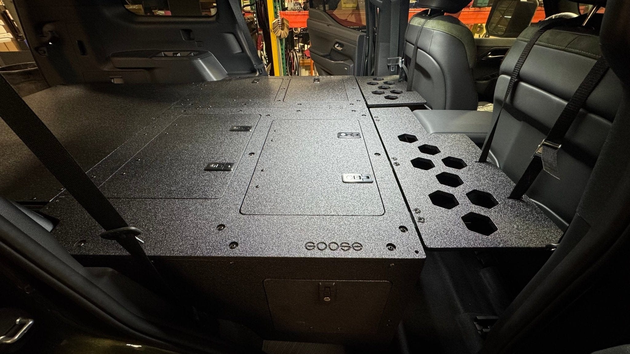 Goose Gear Drawers + Organization Lexus - GX550 - 2024-Present - Explore Series - Seat Delete Plate System - Second Row - 10