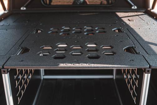 Goose Gear Drawers + Organization Rivian - R1T - 2022-Present - 1st Gen - 4.5' Bed - Explore Series -  UltraLite - GFC - Flat Deck Panels