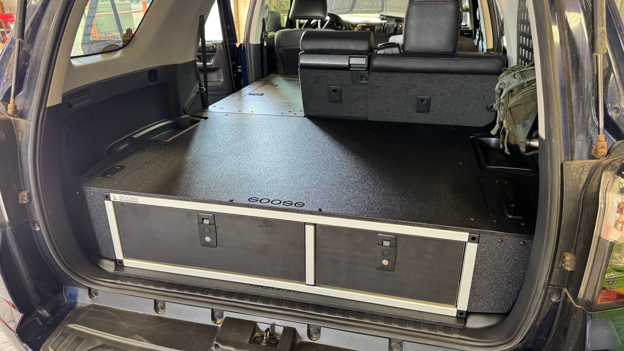 Goose Gear Drawers + Organization Toyota - 4Runner - 2010-2024 - 5th Gen - Standard - Explore Series - Seat Delete Plate System - Second Row - V2 - 10
