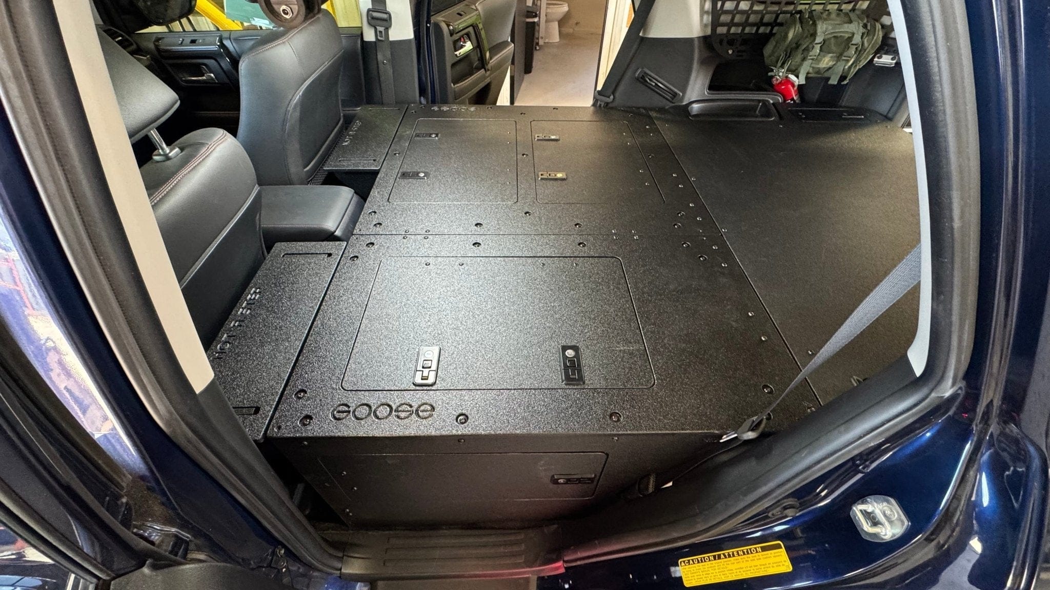 Goose Gear Drawers + Organization Toyota - 4Runner - 2010-2024 - 5th Gen - Standard - Explore Series - Seat Delete Plate System - Second Row - V2 - 10