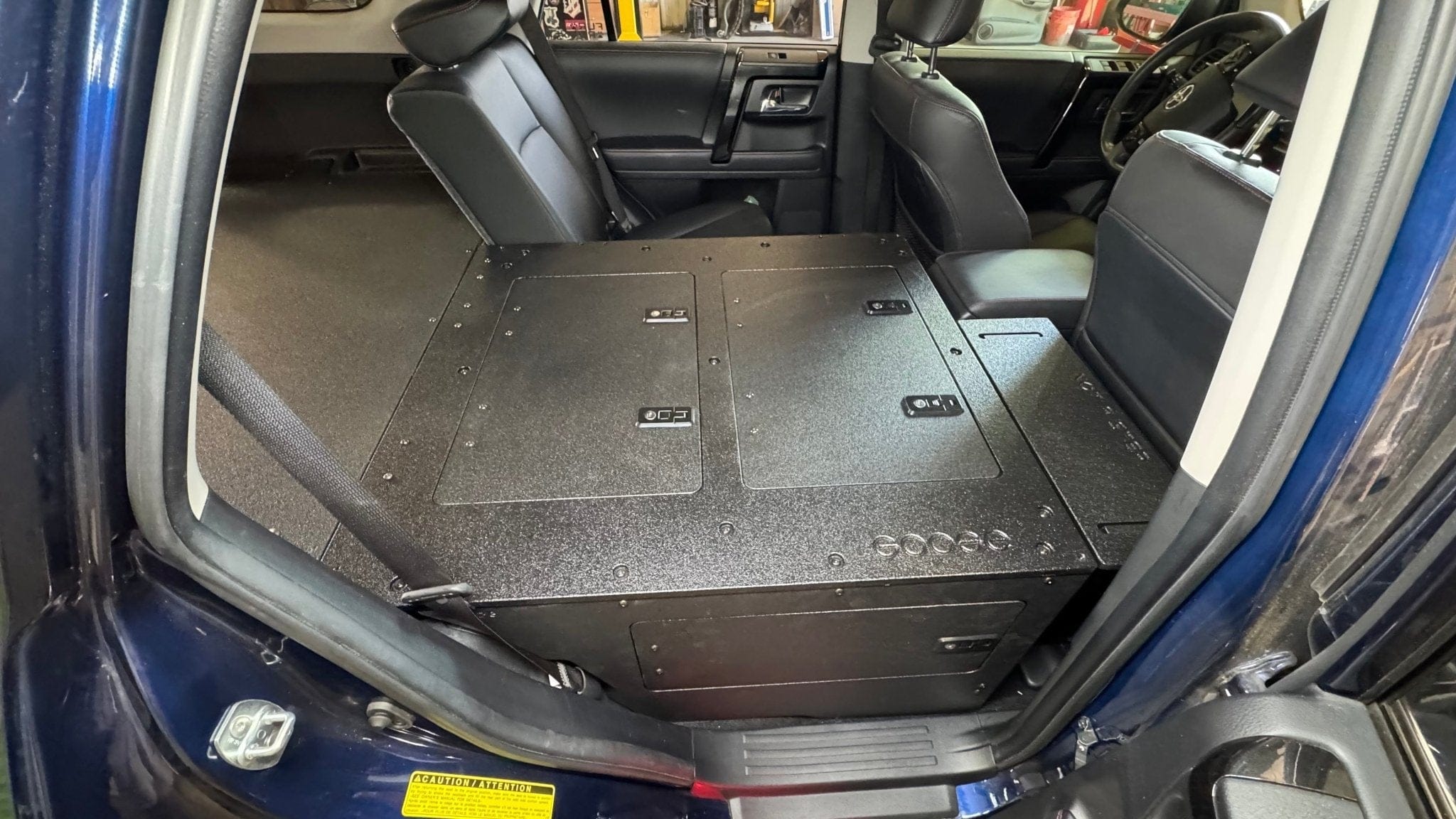Goose Gear Drawers + Organization Toyota - 4Runner - 2010-2024 - 5th Gen - Standard - Explore Series - Seat Delete Plate System - Second Row - V2 - 10