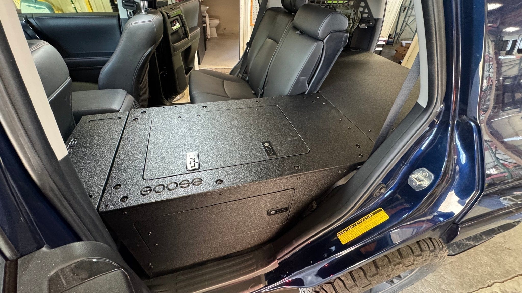 Goose Gear Drawers + Organization Toyota - 4Runner - 2010-2024 - 5th Gen - Standard - Explore Series - Seat Delete Plate System - Second Row - V2 - 10