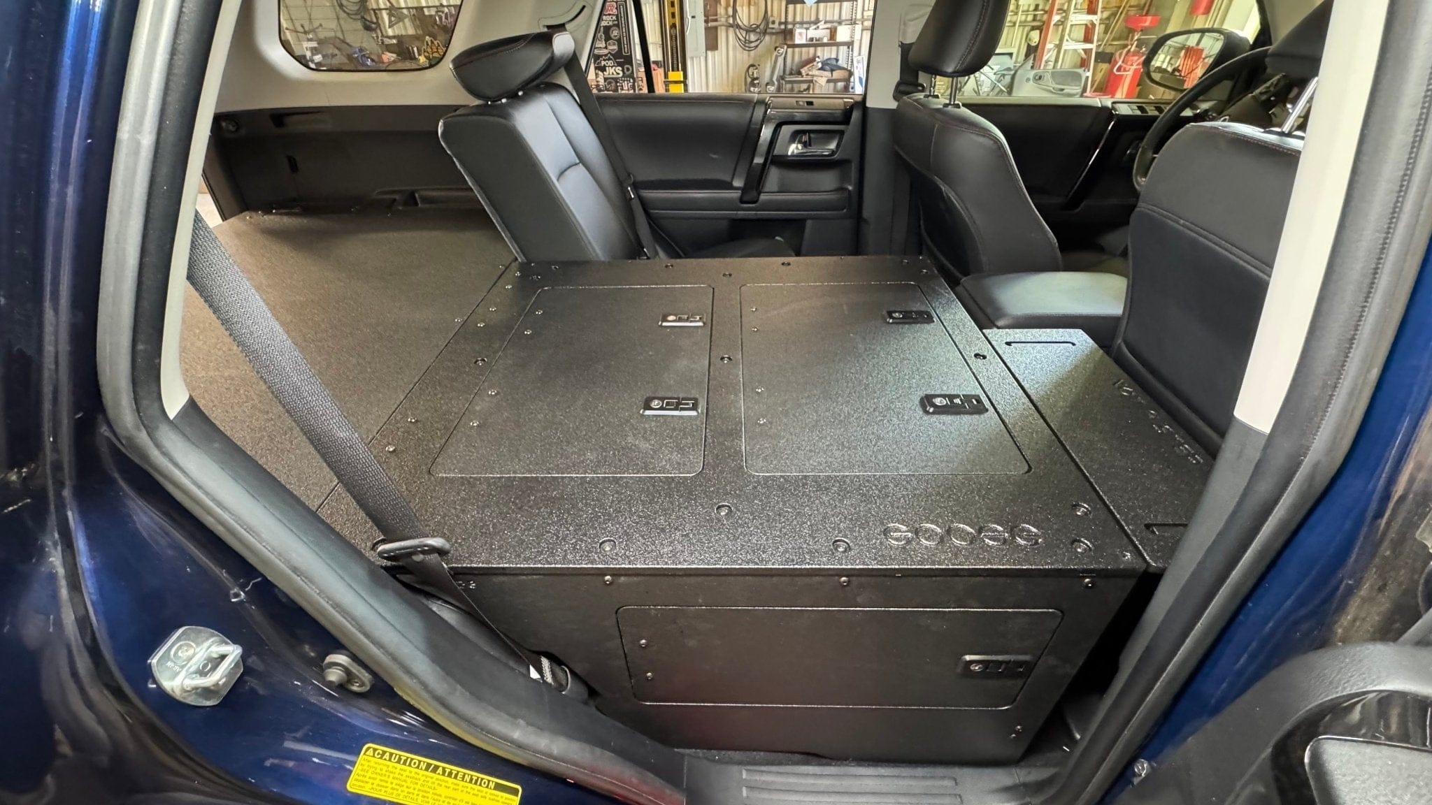 Goose Gear Drawers + Organization Toyota - 4Runner - 2010-2024 - 5th Gen - Standard - Explore Series - Seat Delete Plate System - Second Row - V2 - 10