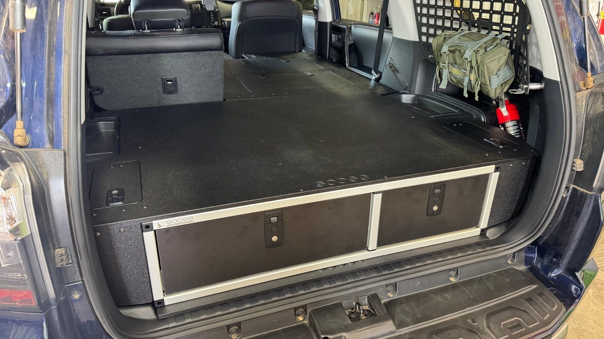 Goose Gear Drawers + Organization Toyota - 4Runner - 2010-2024 - 5th Gen - Standard - Explore Series - Seat Delete Plate System - Second Row - V2 - 10