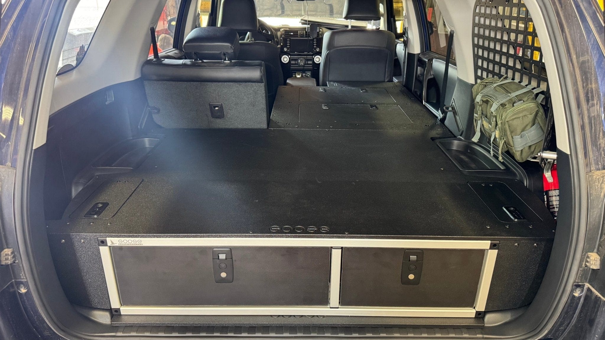 Goose Gear Drawers + Organization Toyota - 4Runner - 2010-2024 - 5th Gen - Standard - Explore Series - Seat Delete Plate System - Second Row - V2 - 10