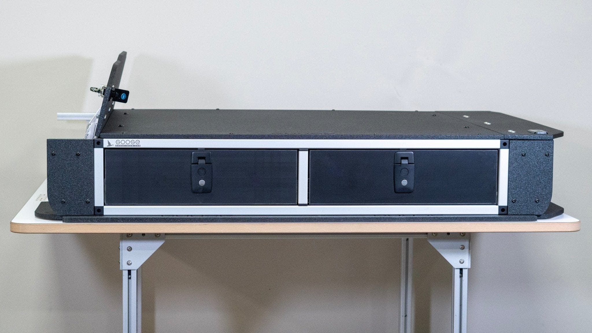 Goose Gear Drawers + Organization Toyota Land Cruiser 1991-1997 80 Series - Side x Side Drawer Module with Fitted Top Plate - 43-3/8