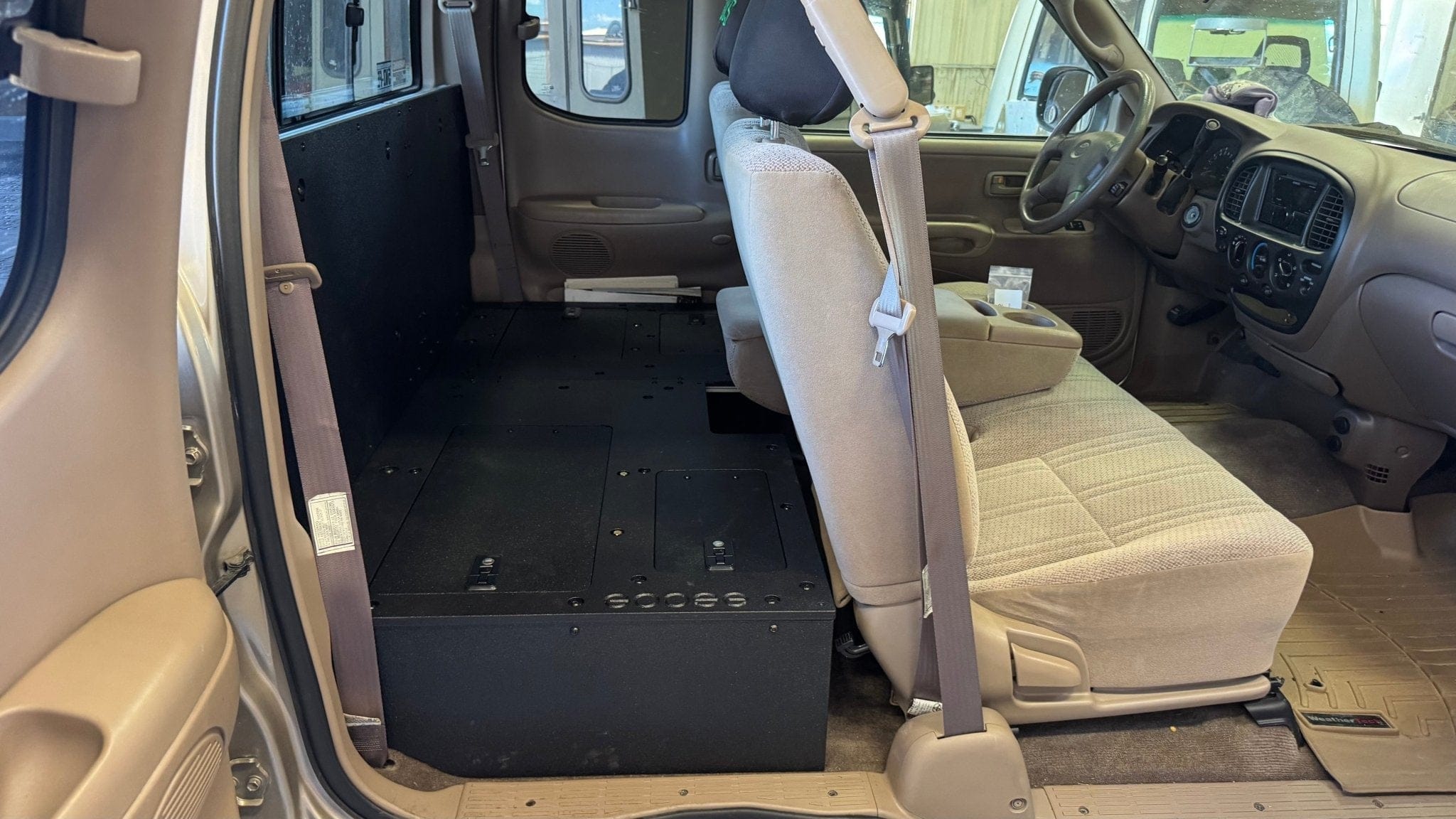 Goose Gear Drawers + Organization Toyota - Tundra - 2000-2006 - 1st Gen - Access Cab - Explore Series - Seat Delete Plate System - Second Row - 100%
