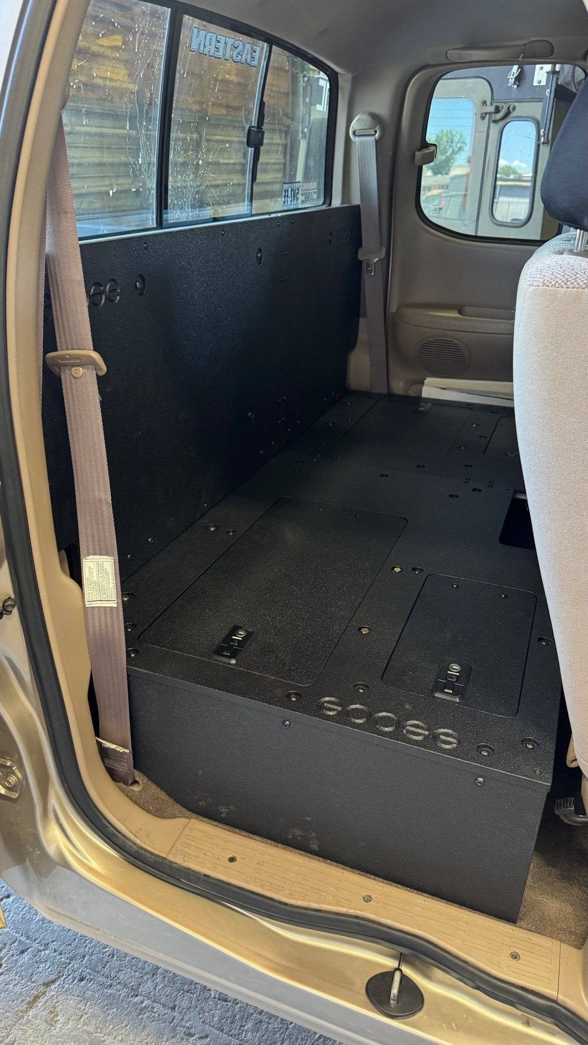 Goose Gear Drawers + Organization Toyota - Tundra - 2000-2006 - 1st Gen - Access Cab - Explore Series - Seat Delete Plate System - Second Row - 100%