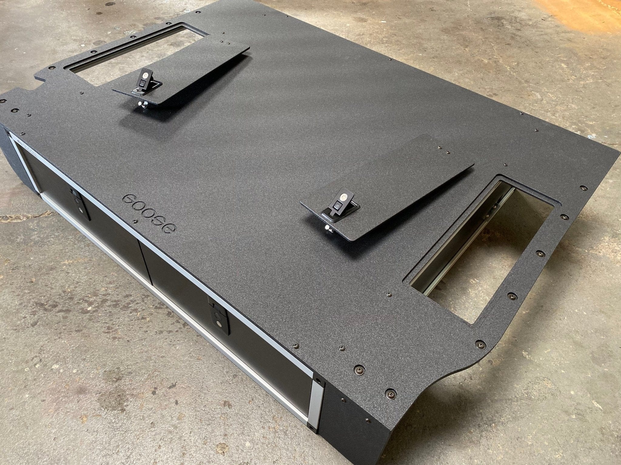 Goose Gear Drawers Toyota Land Cruiser 2008-2021 200 Series - Side x Side Drawer Module with Fitted Top Plate