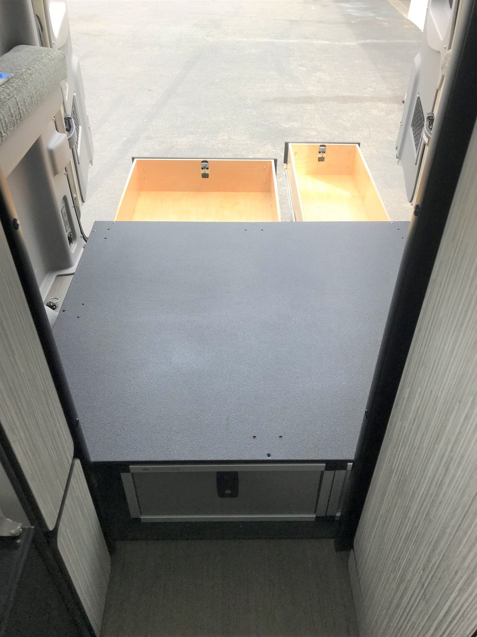 Goose Gear Drawers Winnebago Revel 2017-2020 - Side x Side Base Drawer System