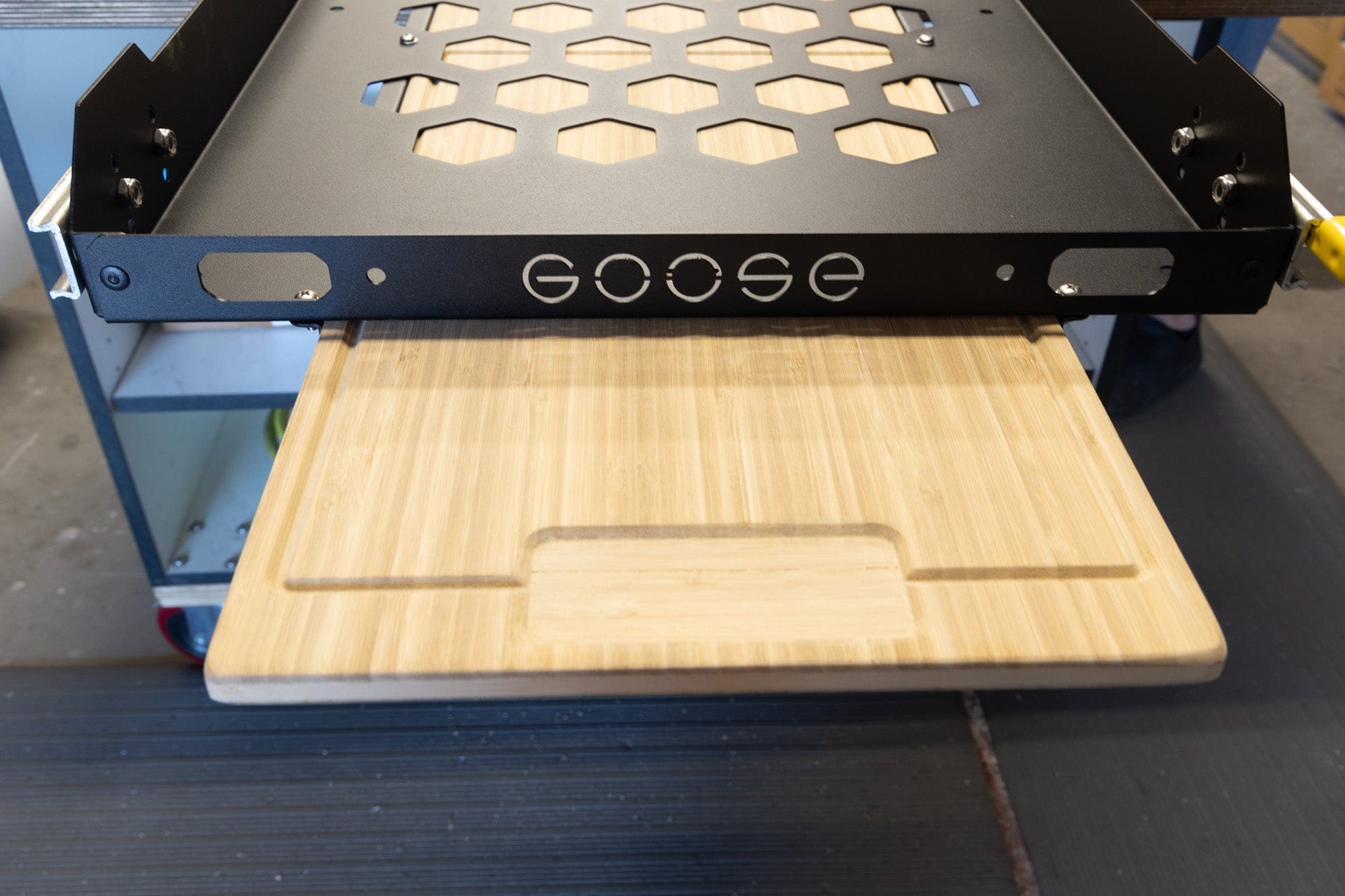 Goose Gear Fridge Storage Include Shipping Solo Fridge Slide - Cutting Board Kit