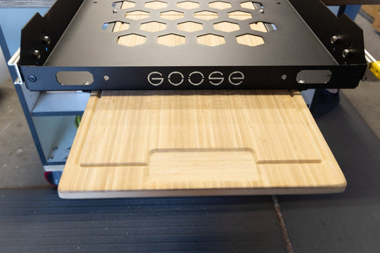 Goose Gear Fridge Storage Include Shipping Solo Fridge Slide - Cutting Board Kit