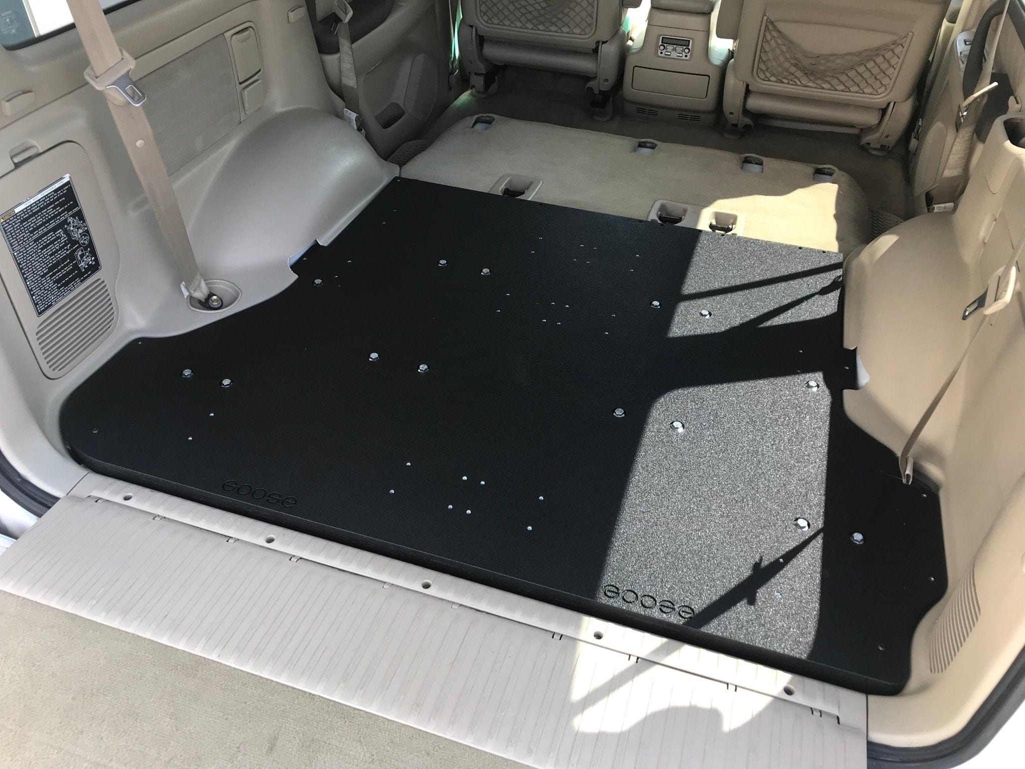 Goose Gear Interior Storage Include Shipping Toyota Land Cruiser 1998-2007 100 Series - Rear Plate System