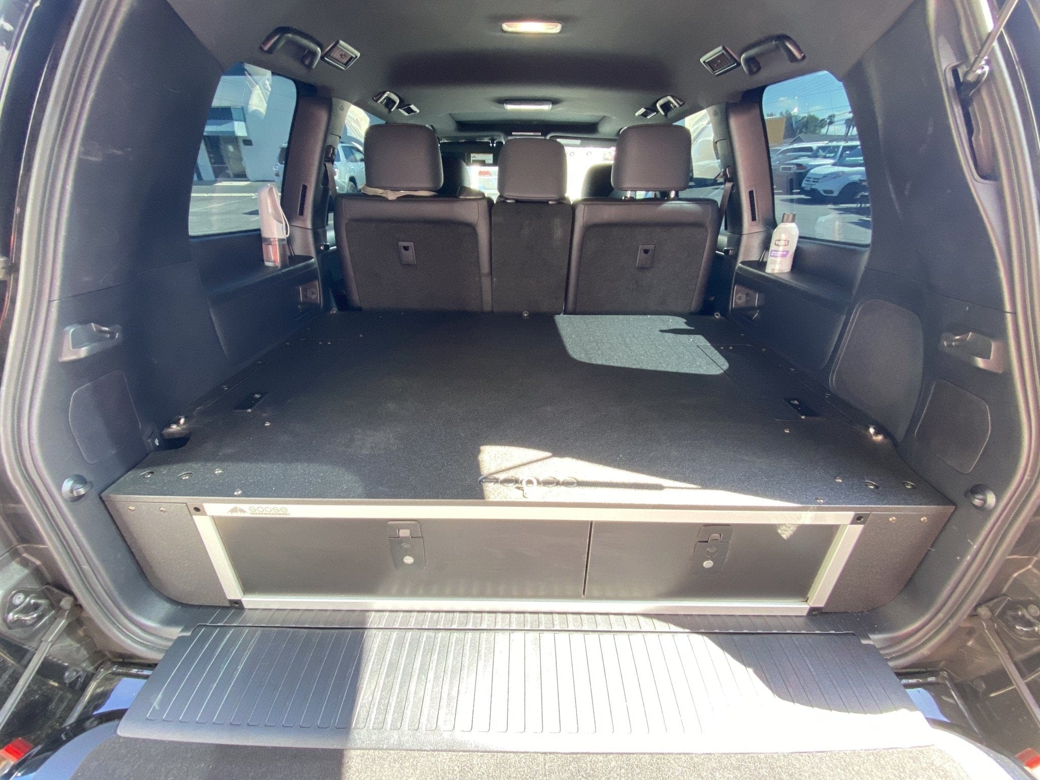 Goose Gear Interior Storage Toyota Land Cruiser 1998-2007 100 Series - Side x Side Drawer Module with Fitted Top Plate