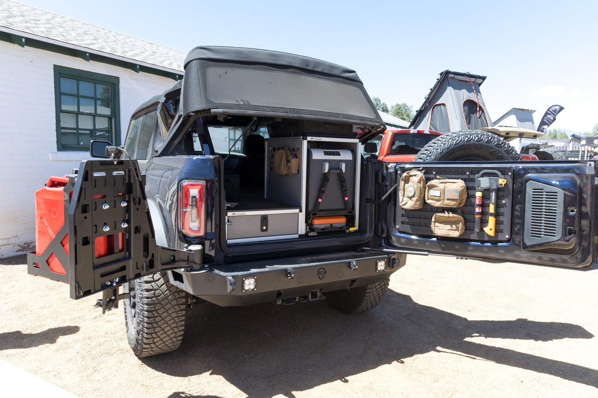 Goose Gear Interior Storage Ultimate Chef and Sleeping Package for Ford Bronco 2021-Present 6th. Gen. 4 Door