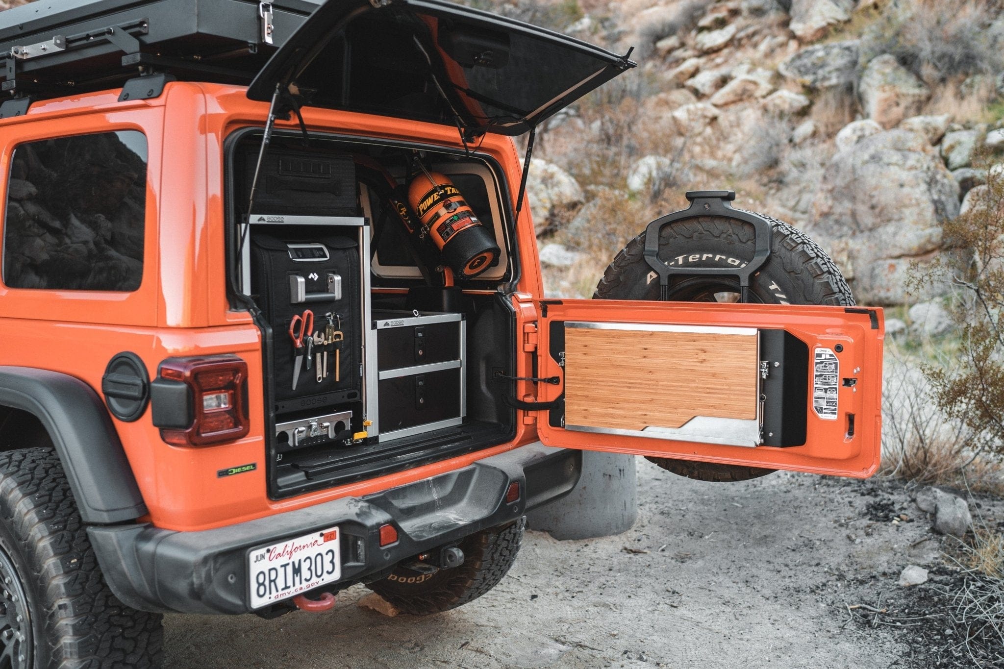 Goose Gear Interior Storage Ultimate Chef Package for Ford Bronco 2021-Present 6th. Gen. 4 Door
