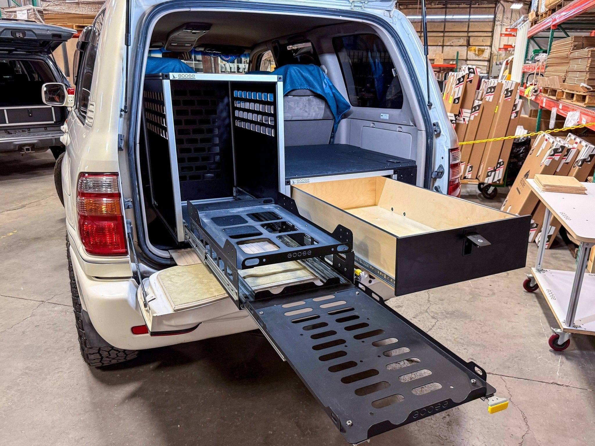 Goose Gear Interior Storage Ultimate Chef Package for Toyota Land Cruiser 1998-2007 100 Series