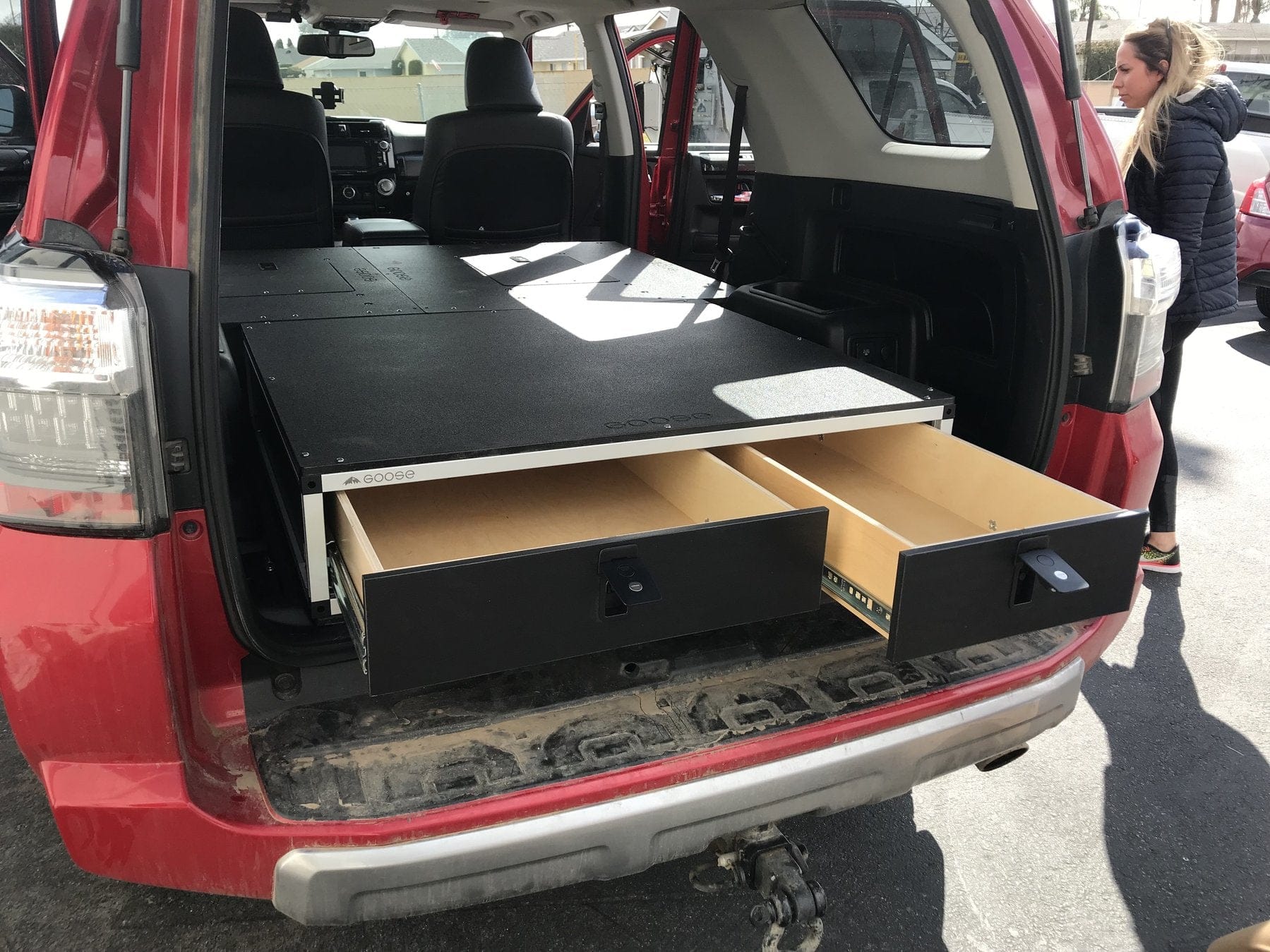 Goose Gear Packages Stealth Sleep and Storage Package with Fitted Top Plate for Toyota 4Runner 2010-2024 5th Gen.