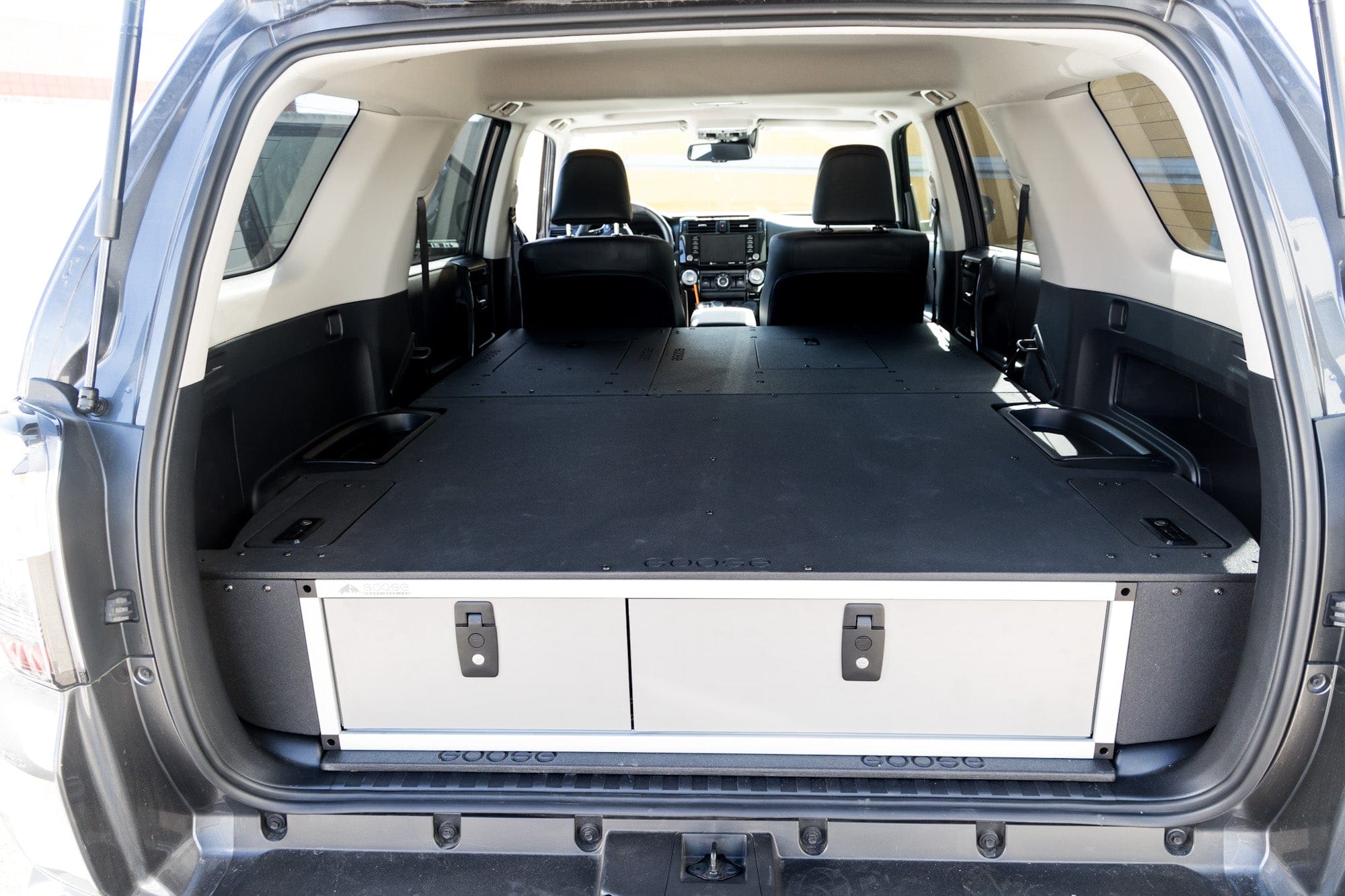 Goose Gear Packages Stealth Sleep and Storage Package with Fitted Top Plate for Toyota 4Runner 2010-2024 5th Gen.