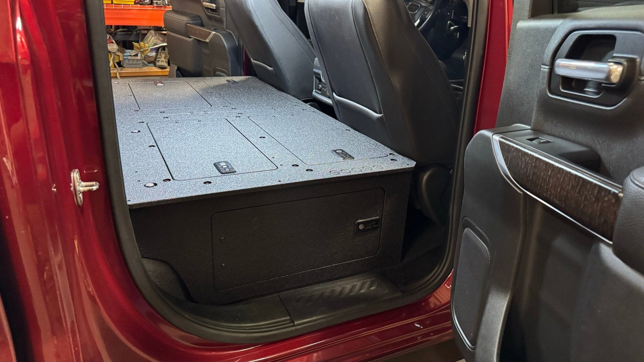 Goose Gear Seat Delete Plate System 100% with Backwall / Include Shipping CHEVY - SILVERADO - 4TH GEN - GMC - SIERRA - 2019-PRESENT - 5TH GEN - EXPLORE SERIES - CREW CAB - SEAT DELETE PLATE SYSTEM - SECOND ROW - 100%