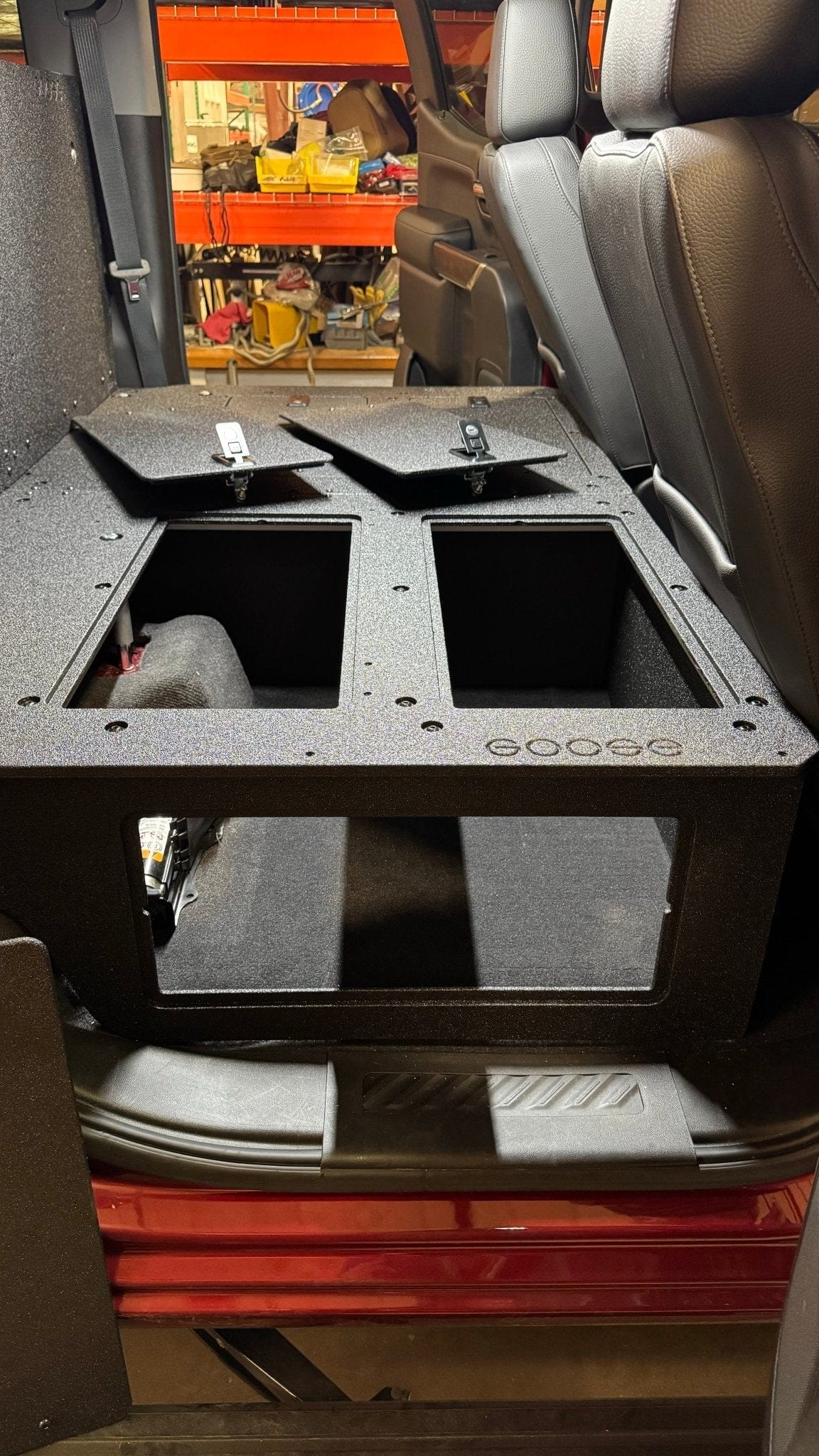 Goose Gear Seat Delete Plate System 100% with Backwall / Include Shipping CHEVY - SILVERADO - 4TH GEN - GMC - SIERRA - 2019-PRESENT - 5TH GEN - EXPLORE SERIES - CREW CAB - SEAT DELETE PLATE SYSTEM - SECOND ROW - 100%