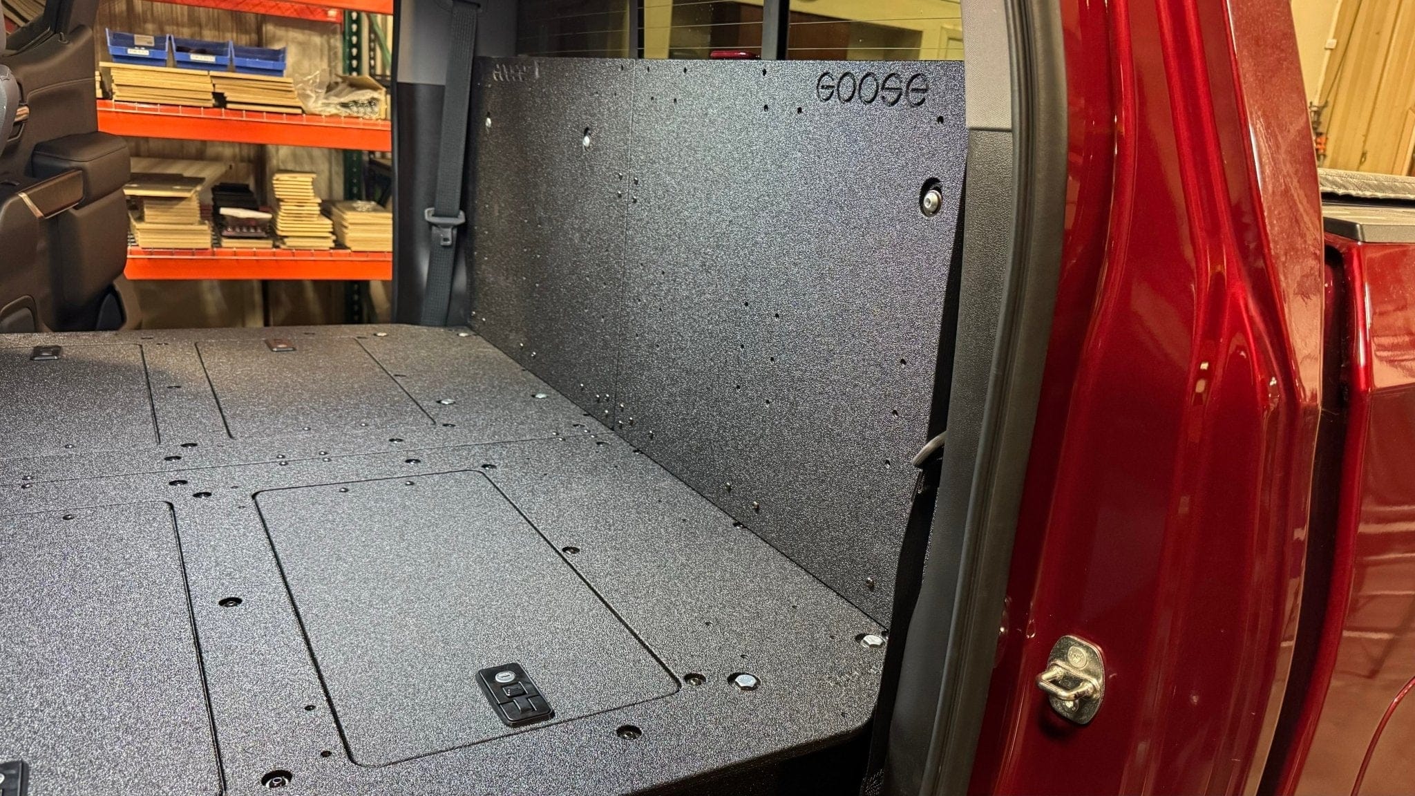 Goose Gear Seat Delete Plate System 100% with Backwall / Include Shipping CHEVY - SILVERADO - 4TH GEN - GMC - SIERRA - 2019-PRESENT - 5TH GEN - EXPLORE SERIES - CREW CAB - SEAT DELETE PLATE SYSTEM - SECOND ROW - 100%