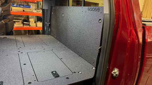 Goose Gear Seat Delete Plate System 100% with Backwall / Include Shipping CHEVY - SILVERADO - 4TH GEN - GMC - SIERRA - 2019-PRESENT - 5TH GEN - EXPLORE SERIES - CREW CAB - SEAT DELETE PLATE SYSTEM - SECOND ROW - 100%