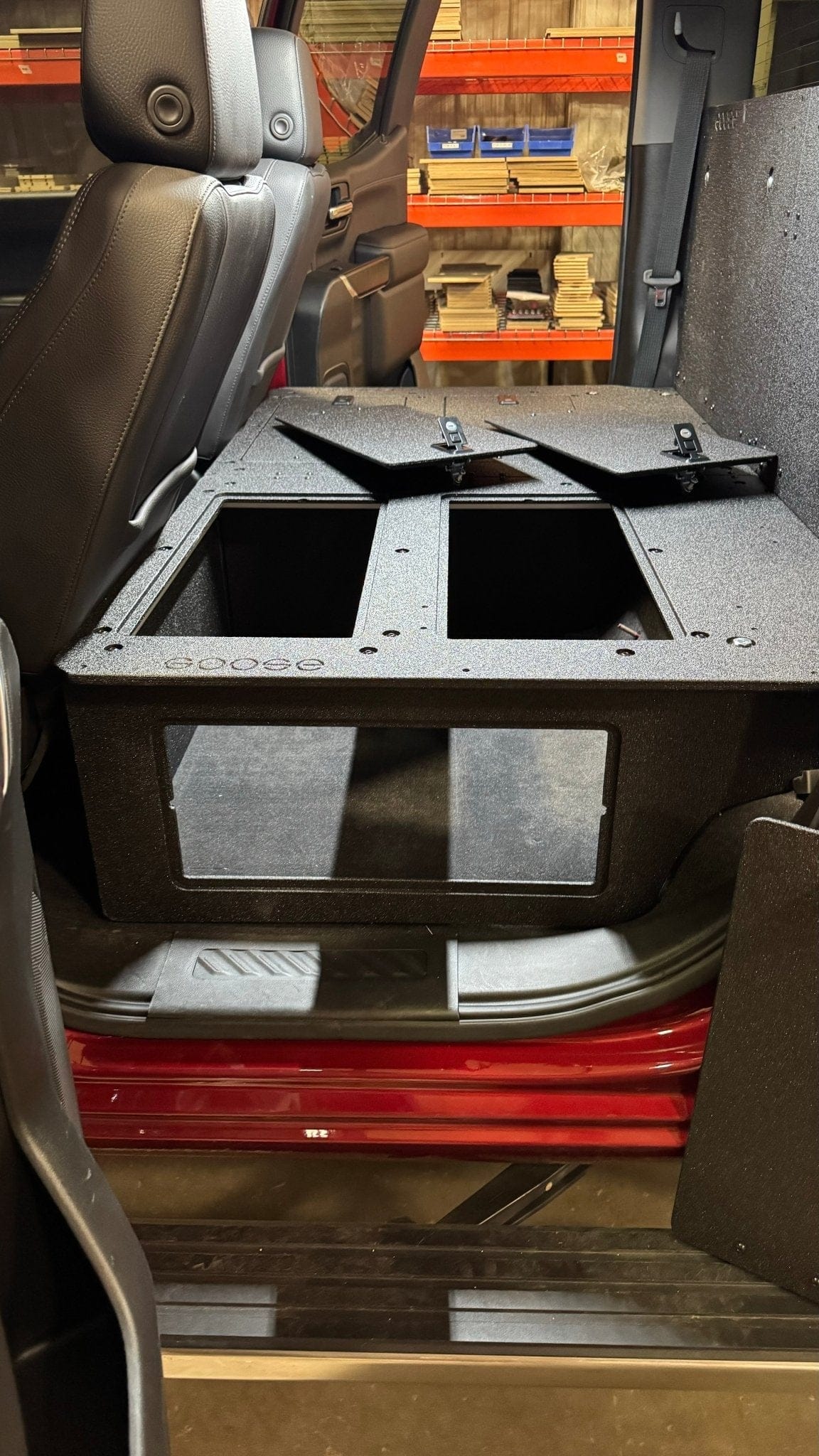 Goose Gear Seat Delete Plate System 100% with Backwall / Include Shipping CHEVY - SILVERADO - 4TH GEN - GMC - SIERRA - 2019-PRESENT - 5TH GEN - EXPLORE SERIES - CREW CAB - SEAT DELETE PLATE SYSTEM - SECOND ROW - 100%